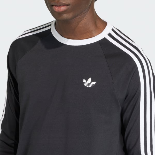 ストライプ　ロングスリーブTシャツ adidas（アディダス） tシャツ スリーストライプス ロングスリーブ T