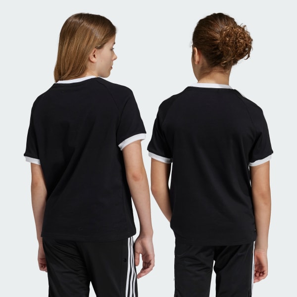 Black Adicolor 3-Stripes Tee Kids