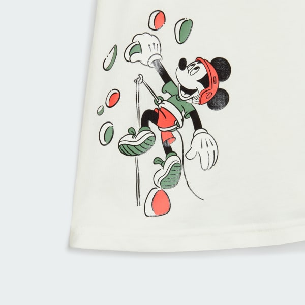 ホワイト アディダス ディズニーミッキーマウス半袖Tシャツ