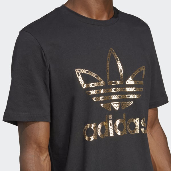 Nero T-shirt Golden Chains - 50 Years of Trefoil FWD35