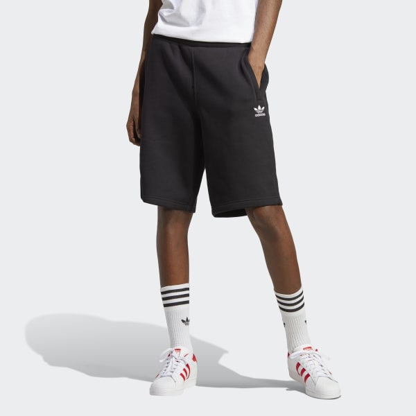Svart Real Madrid Essentials Trefoil Shorts