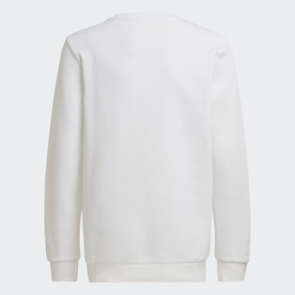 Hvid Real Madrid Essentials Trefoil Crewneck sweatshirt