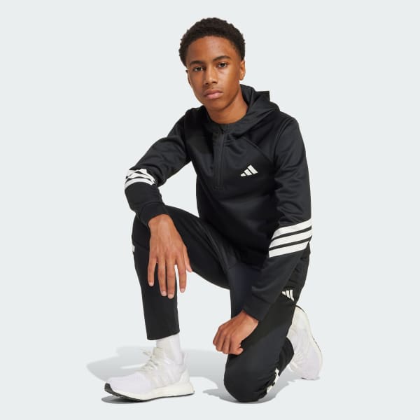 Negro Polera con capucha All Sports NXT