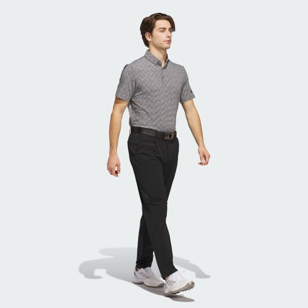 Gris Polo à rayures imprimé Go-To