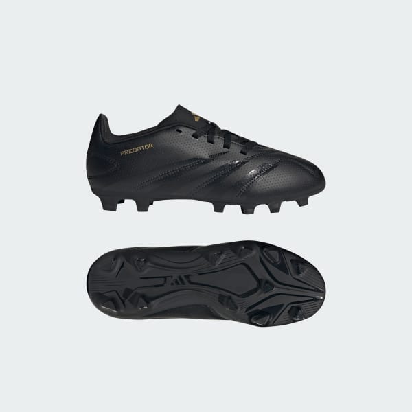 Bota de fútbol Predator Club versátil (Adolescentes) Negro