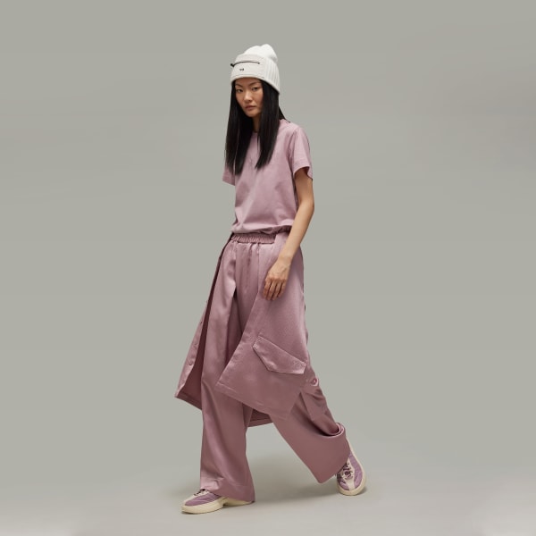 Purple Y-3 Regular Short Sleeve Tee