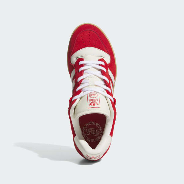 adidas RIVALRY HI 265mm ホワイト/レッド　箱付き adidas Rivalry Low Red - Droper