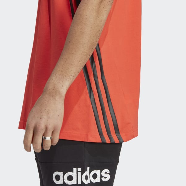 adidas Future Icons 3 Stripes Tee Orange adidas Thailand
