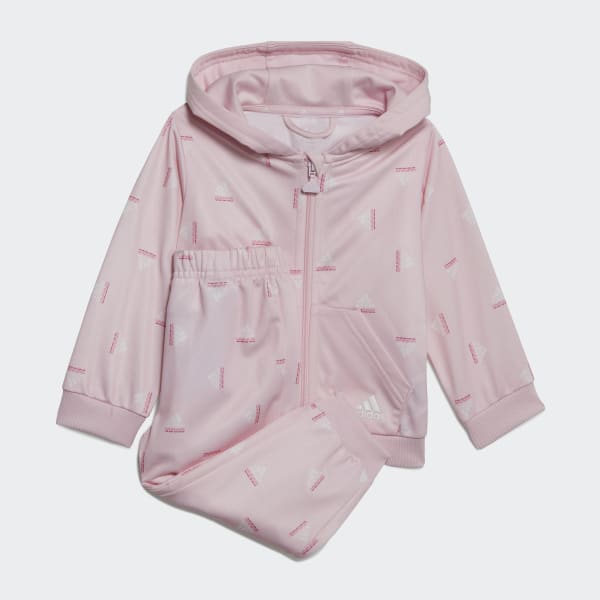 Pink Brandlove Shiny Polyester Track Suit