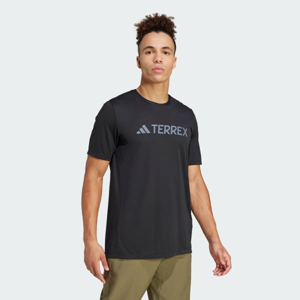 Schwarz Terrex Multi Climacool Logo Tech T-Shirt