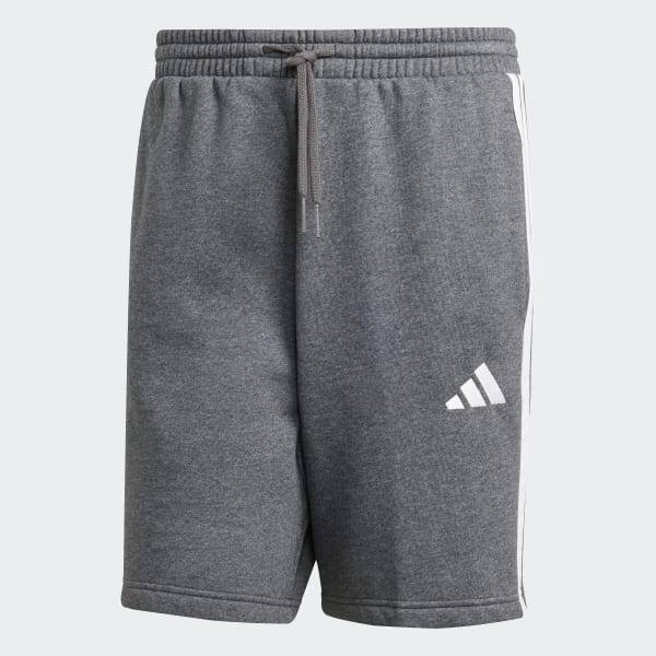 gris Short en molleton 3 bandes Essentials