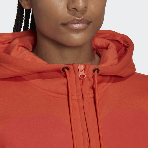oranzová Sportovní top Marimekko Hooded KO204