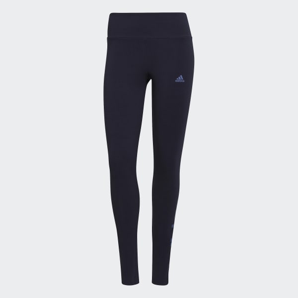 Blue SPORT INSPIRED LOUNGEWEAR ESSENTIALS HIGH-WAISTED LOGO LEGGINGS 28883