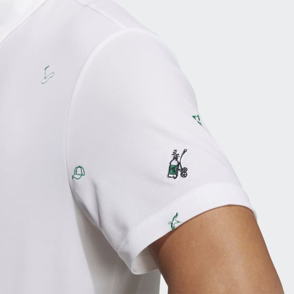 Adidas Men's Play Green Monogram Polo Shirt – First Tee West Michigan