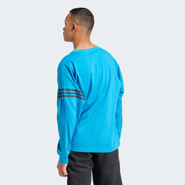 Azul Playera Street Neuclassic Manga Larga