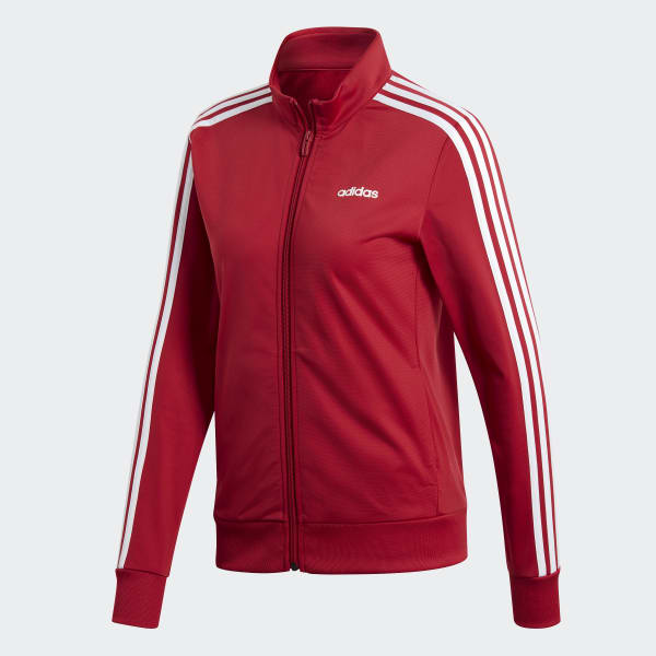 maroon adidas track jacket women's