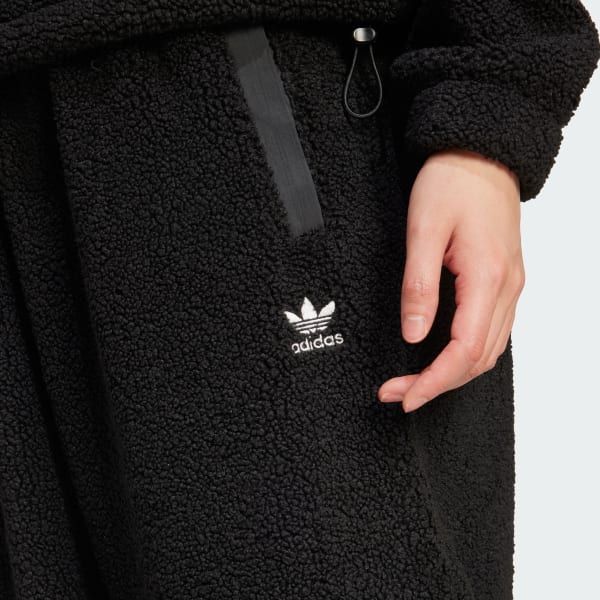 アディダス テディフリース トラックパンツ - ブラック | アディダス