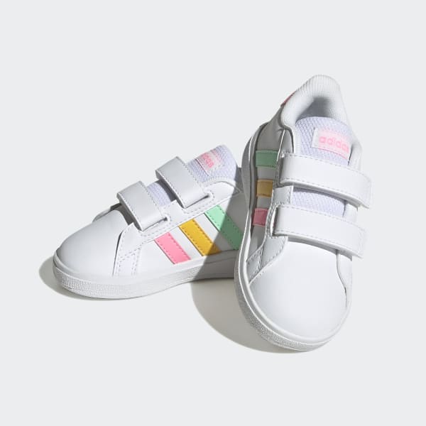 Weiss Grand Court Lifestyle Hook and Loop Schuh