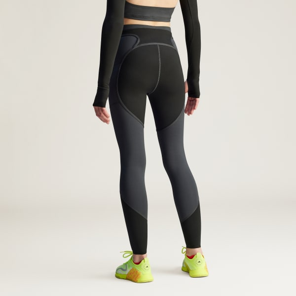 adidas by Stella McCartney ツートーンレギンス - ブラック