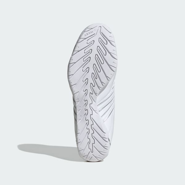 White Adi Racer Lo Shoes