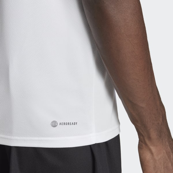 Bialy Train Essentials 3-Stripes Training Tee