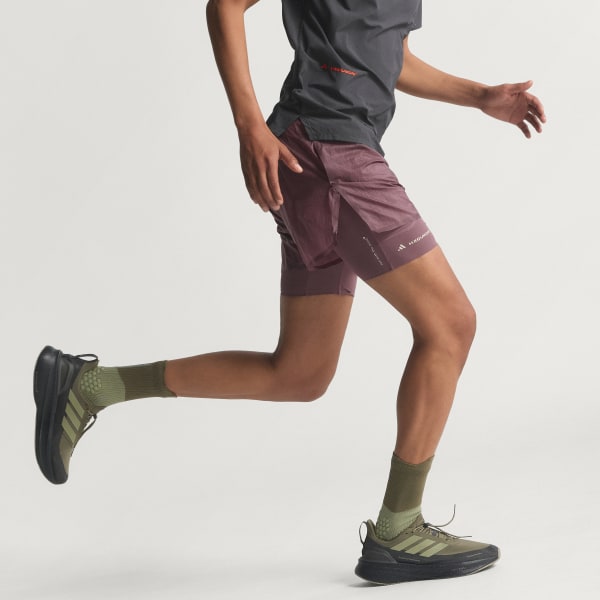 Violeta shorts de Running Adi365 H.Koumori 2-en-1