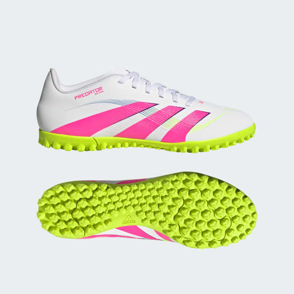 Blanco Zapatos de fútbol Predator Club Pasto Sintético
