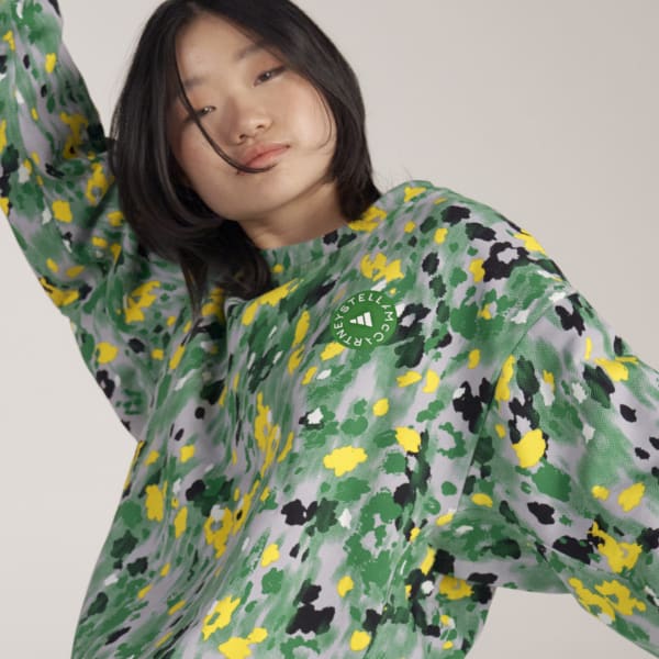 Stella McCartney Kids floral-print sweatshirt - Green