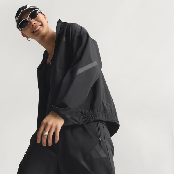 ADIDAS Z.N.E. WOVEN TRACK TOP - Black | Free Shipping with adiClub