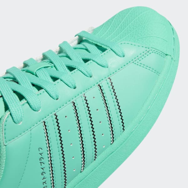Superstar adidas clearance verde agua