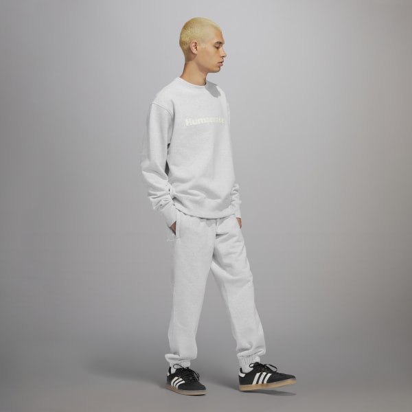 Szary Pharrell Williams Basics Crew Sweatshirt (Gender Neutral) M9479