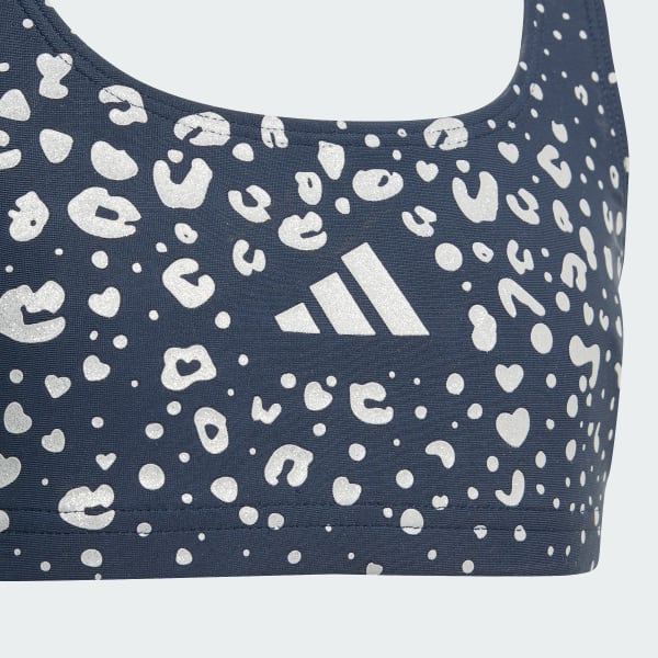 Bla Glitter Bikini Set för barn