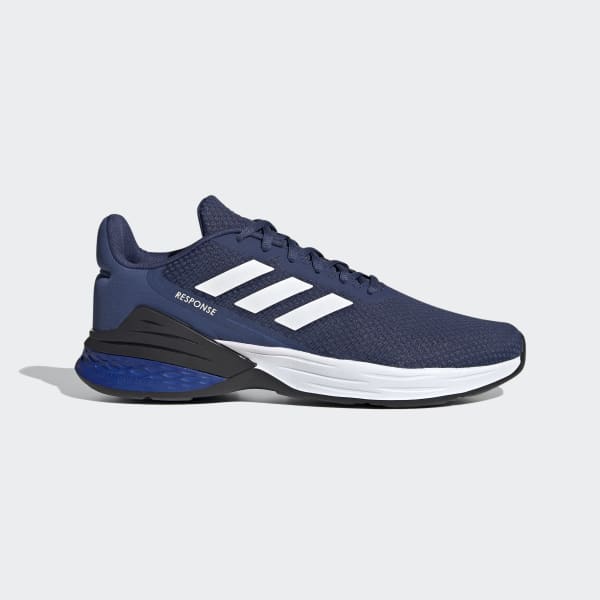 blue adidas runners