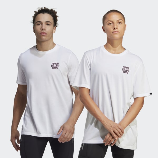 Hvid Cycling Graphic T-shirt QF197