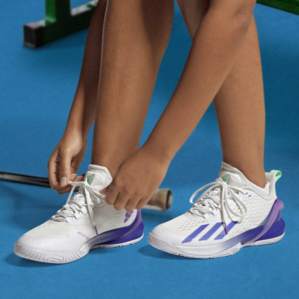Hvid adizero Cybersonic Tennis sko