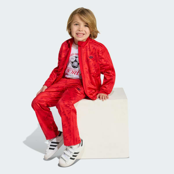 Vermelho Agasalho Firebird Monogram AOP Infantil