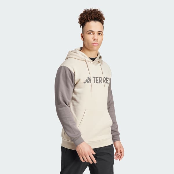 Bege Moletom Capuz Terrex Multi Large Logo