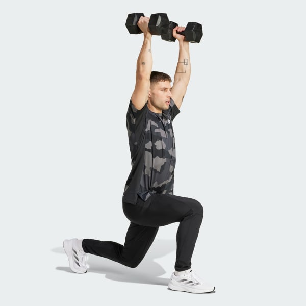 Nero T-shirt Train Essentials Camo Allover Print