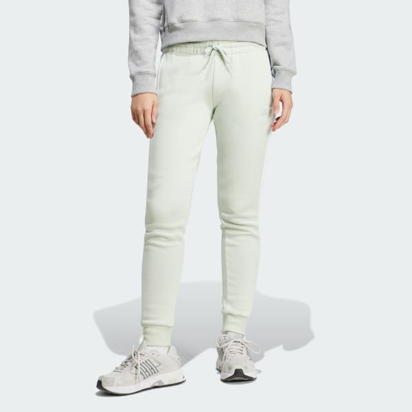 Verde Pantaloni Essentials 3-Stripes Fleece