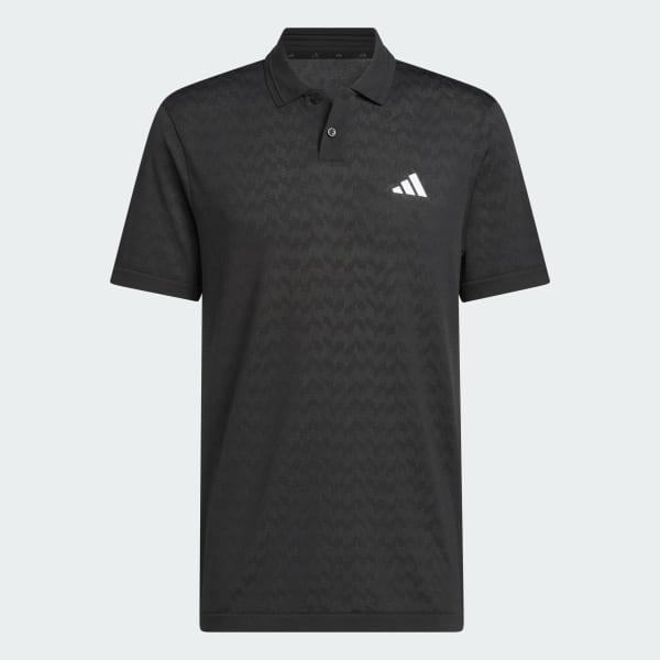 Black ULTIMATE365 TOUR SEAMLESS POLO SHIRT