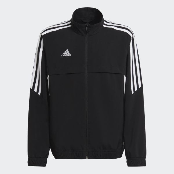 Adidas black sports jacket deals
