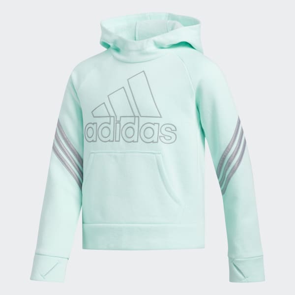 turquoise adidas hoodie