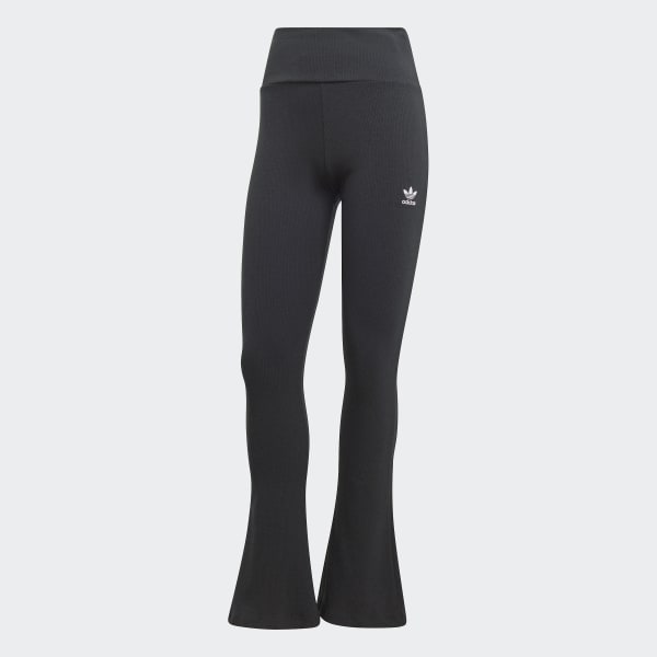 Essentials_Rib_Flared_Pants_Bl