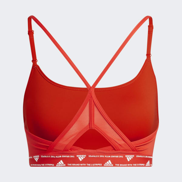 Czerwony Aeroreact Training Light-Support Bra DM440