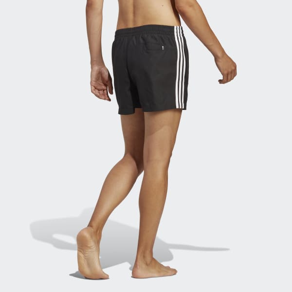 adidas Adicolor 3-Stripes Swim Shorts - Black | Men's Swim | adidas US