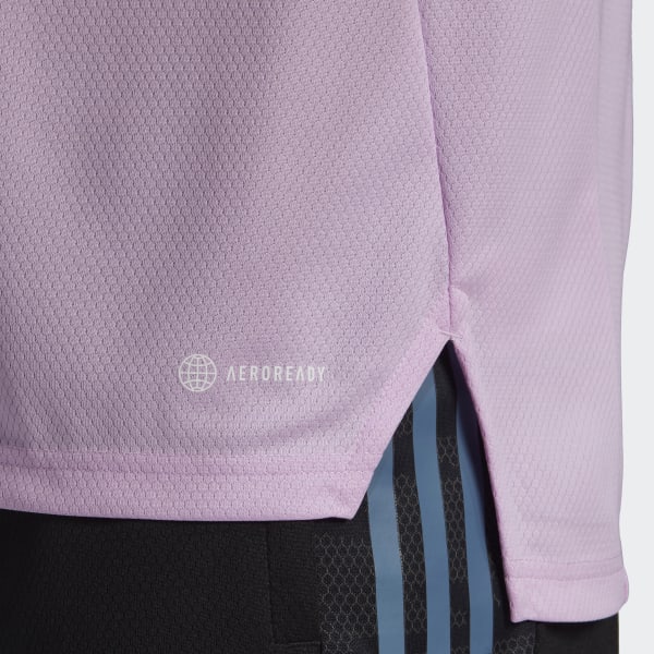 Roxo T-shirt Performance dos All Blacks QB060