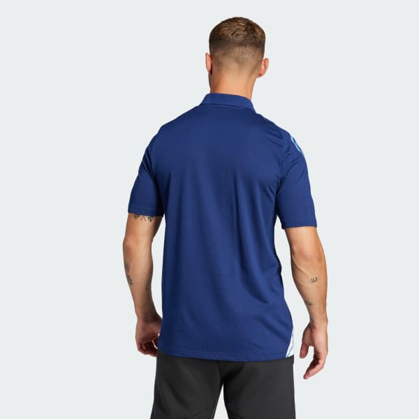 Blau Frankreich Training Poloshirt