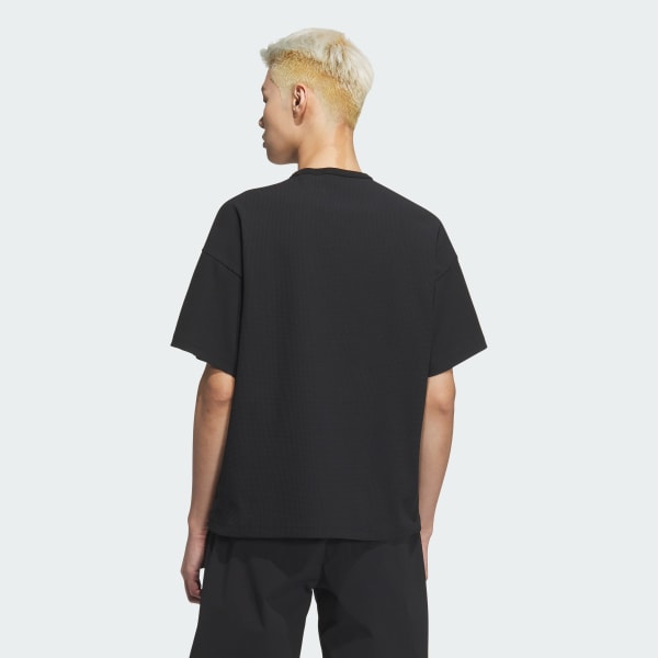 アディダス ルーズフィット ワッフルファブリック 半袖Tシャツ
