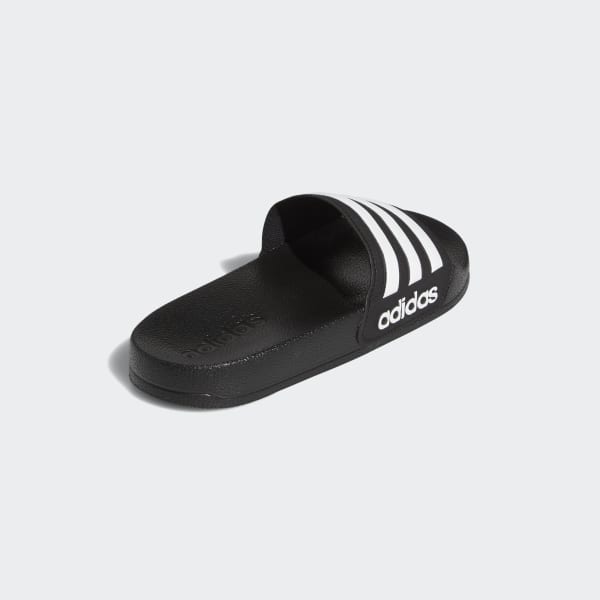 Kids' Black & White adilette Shower Slides | Kids Unisex & Essentials ...