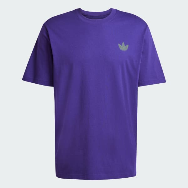 adidas Skeleton Back Tee - Purple | Free Shipping with